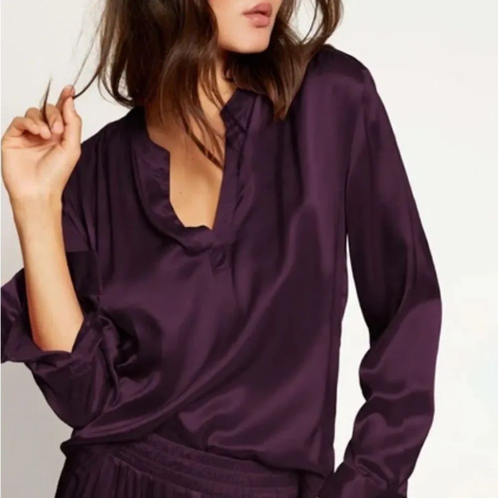 Nation Ltd. Elegant Purple Women's Top small